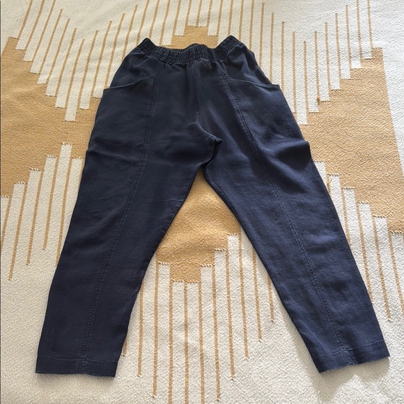 Elizabeth Suzann Pants - Elizabeth Suzann Clyde Navy Linen Pants